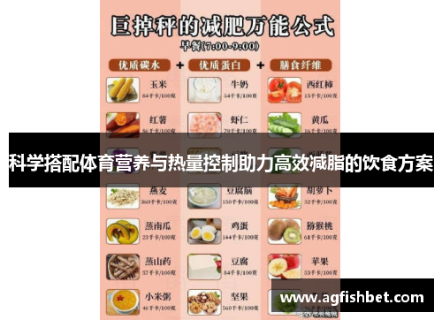 科学搭配体育营养与热量控制助力高效减脂的饮食方案